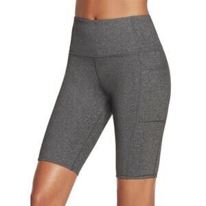 Skechers Goflex Side Pocket Bike Shorts, Charcoal Grey Small